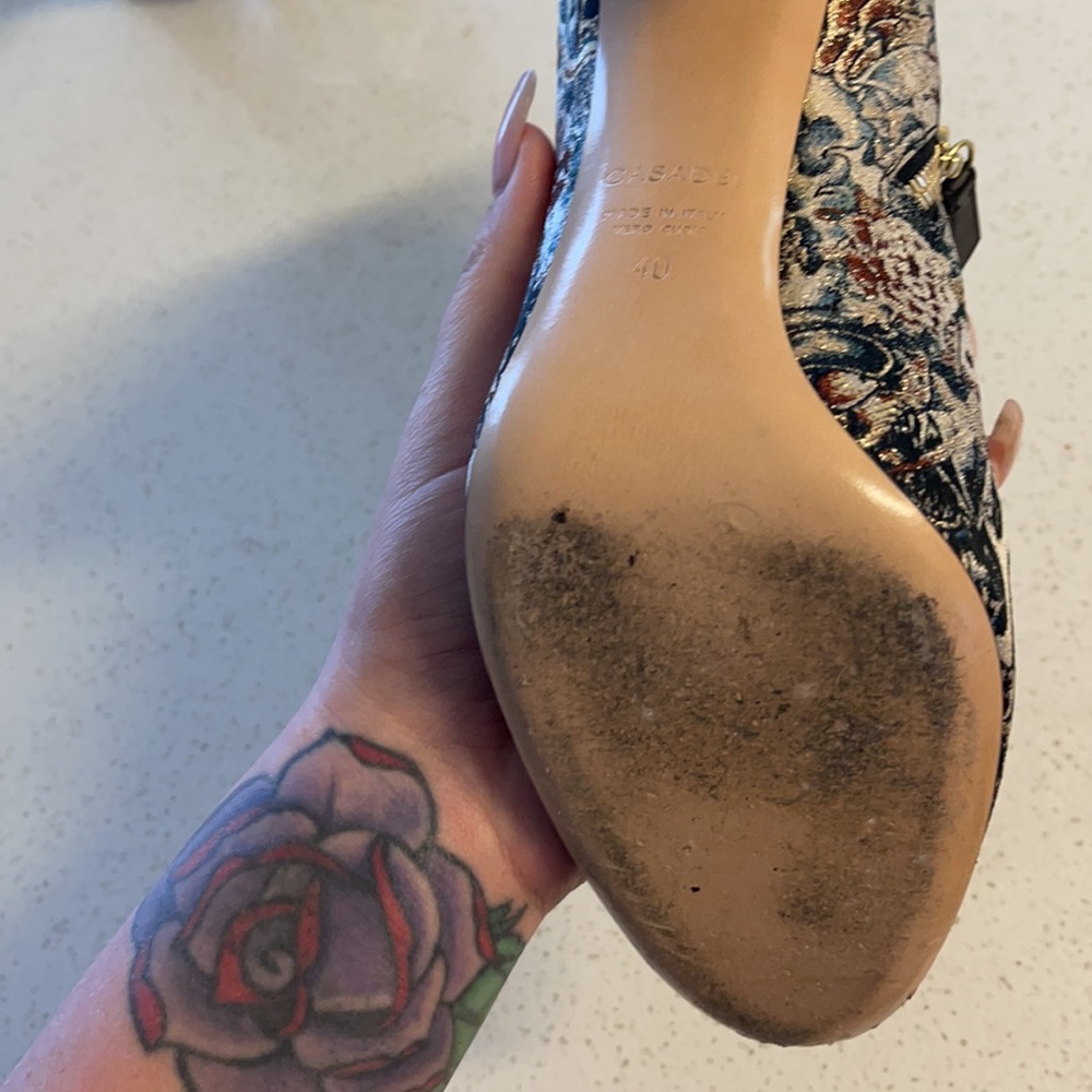 🚫SOLD🚫 Casadei Jacquard Ankle Boots - Picture 8 of 10
